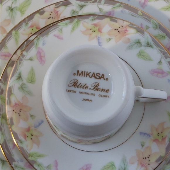 MIKASA MORNING GLORY 5 PC DINNERWARE SETTING FOR 1 - Picture 5 of 5